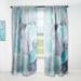 Design Art Luxury Abstract Semi-Sheer Thermal Rod Pocket Single Curtain Panel Polyester/Linen | 120 H x 52 W in | Wayfair CTN38850-52-120