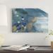 East Urban Home 'Regal' Graphic Art Print Canvas Metal in Blue | 40 H x 60 W x 1.5 D in | Wayfair 23EE59FE336445A0905187E53CB4F3FC