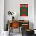 East Urban Home Minimal Movie 'F1 Casablanca Race Track' Graphic Art Print on Canvas in Black/Green/Red | 18 H x 12 W x 1.5 D in | Wayfair