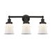 Breakwater Bay Small Cailen 3 Light Bath Vanity Light Part Of The Edison Collection in White/Brown | 11.5 H x 23.25 W x 7.125 D in | Wayfair