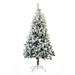 The Holiday Aisle® Snow Flocked 4' White/Green Spruce Trees Artificial Christmas Tree | 48 H x 28 W in | Wayfair C14B5E4373124E71B00E8B980A95B216