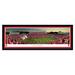 Latitude Run® North Carolina Football Panoramic Print Paper in Green/Red/White | 15.5 H x 42 W x 1.38 D in | Wayfair