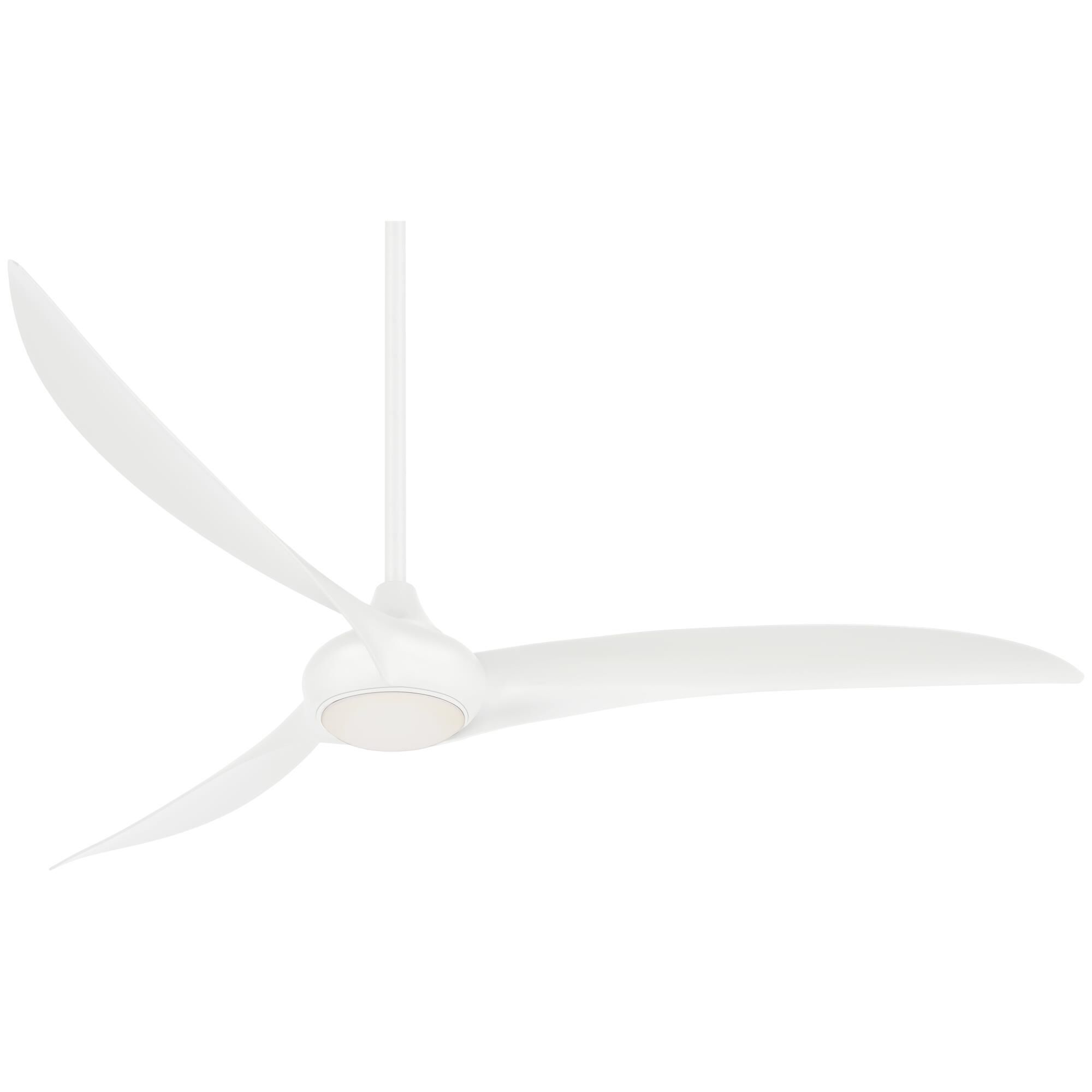 Minka Aire Light Wave 65 Inch Ceiling Fan with Light Kit - F848-WH