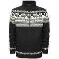 Brandit Norweger Zip Pullover, schwarz-weiss, Größe M