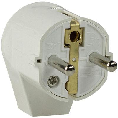 As-schwabe - as Schwabe 45041 Schutzkontakt-Winkelstecker Kunststoff 230 v Weiß IP20 Image
