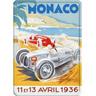 Monaco - Grande plaque métal