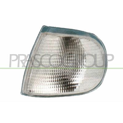 PRASCO Lichtscheibe, Blinkleuchte vorne links mit Lampenträger weiß für SKODA 6U0953041A SK0064114 Image
