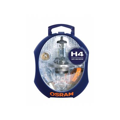 OSRAM Ersatzlampenbox H4 60/55W [12V] (1 Set) Sortiment, Glühlampen 6x CLKM