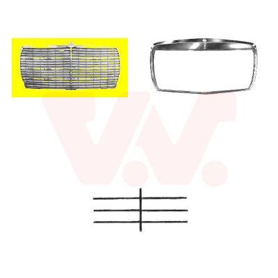 VAN WEZEL Kühlergitter für MERCEDES-BENZ 1238880923 A1238880923 A123-888-0923 3010510