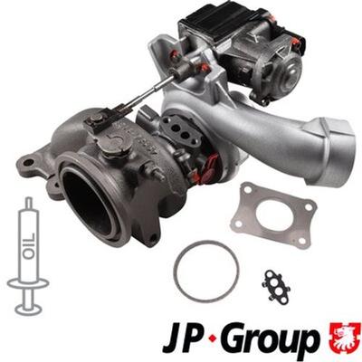 JP GROUP Lader, Aufladung inkl. Dichtungssatz für VW SEAT AUDI VAG 04E145721RX 04E145721RV 04E145721R 1117407200