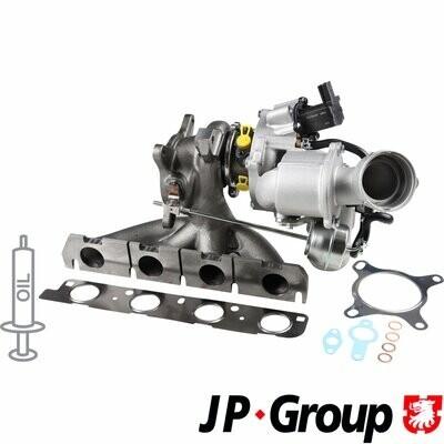 JP GROUP Lader, Aufladung inkl. Dichtungssatz für SEAT AUDI VAG 06H145702TV 06H145703RV 06H145702G 1117408000