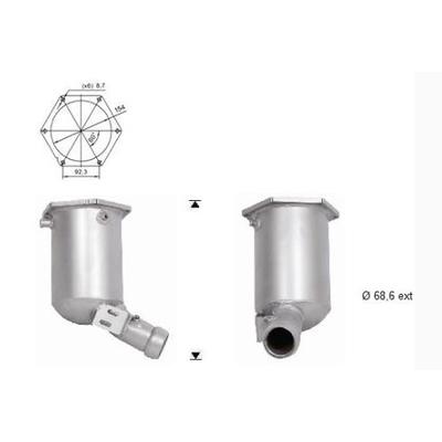 VEGAZ Ruß-/Partikelfilter, Abgasanlage für MERCEDES-BENZ 2034908414 2034900092 2034905736 MK-314SIC