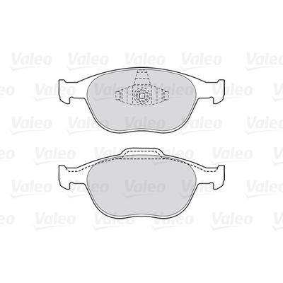 VALEO Bremsbelagsatz, Scheibenbremse FIRST vorne rechts links für FORD ME2T-1J2K021-AA 4M5J-2K021-AA 1763678 301639