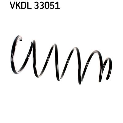 SKF Fahrwerksfeder vorne rechts links Schraubenfeder mit konstantem Drahtdurchmesser 169mm für PEUGEOT CITROËN 5002.FT VKDL 33051 Image