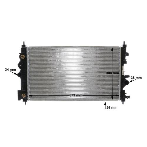 MAHLE Motorkühler für OPEL Astra J Mk VI (J) Zafira Tourer C III