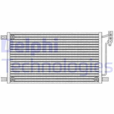 DELPHI Kondensator, Klimaanlage für BMW 64538377648 TSP0225236