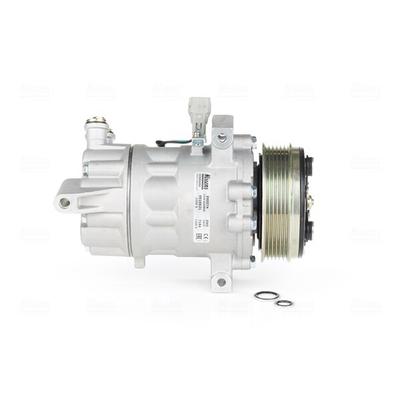 NISSENS Kompressor, Klimaanlage 12V für ALFA ROMEO FIAT LANCIA 51868880 51897475 71724362 890074