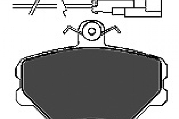 MAPCO Bremsbeläge Vorne Rechts Links für FIAT Tempra Tipo LANCIA Dedra