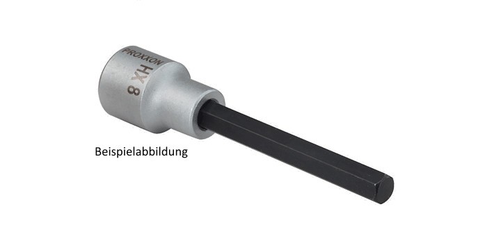 PROXXON 1/2' Steckschlüsseleinsatz HEX 9, 100 mm lang 23466 Image