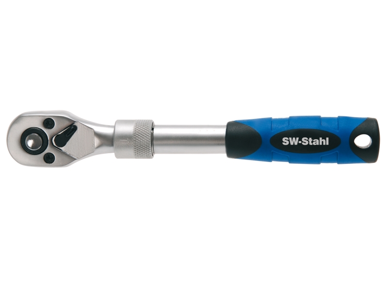 SWSTAHL Umschaltknarre 1/4 Zoll, Teleskop 05716L