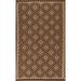 Geometric Tribal Kilim Oriental Area Rug Hand-woven Wool Carpet - 6'9" x 9'10"
