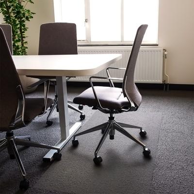 Advantagemat® Vinyl Rectangular Chair Mat for Carpets up to 1/4