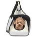 Grey Single Strap Over-The-Shoulder Navigation Hands Free Backpack and Front pack Pet Carrier, 11.8" L X 10.2" W X 13"H, 1.9 LBS, Gray