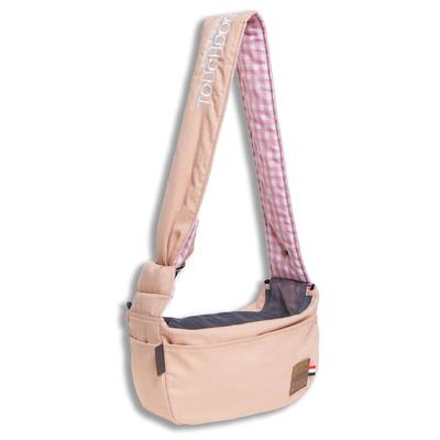 Touchdog Pink 'Toga-Bark' Over-The-Shoulder Hands-Free Pet Carrier, 19.9" L X 11" W X 6.1" H