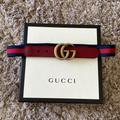 Gucci Accessories | Gucci Kid Belt. | Color: Blue/Red | Size: 43