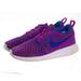 Nike Shoes | Nike Roshe Run Knit Women's Running Shoes Size 6.5 Textile Blue Pink | Color: Blue/Pink | Size: 6.5