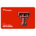 Texas Tech Red Raiders Fanatics eGift Card ($10 - $500)