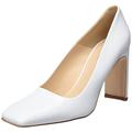 DreiMaster Klassik Damen Leder Pumps, Creme, 36 EU