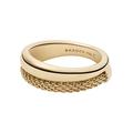 Skagen Ring for Women Merete, W: 8.7mm Gold Stainless steel Ring, SKJ1601710