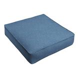 Wade Logan® Indoor/Outdoor Seat Cushion Polyester in Blue | 30 W x 27 D in | Wayfair 5462AB5D2C7F411D83509A2195070995