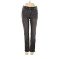 Abercrombie & Fitch Jeans - Mid/Reg Rise Skinny Leg Slim: Black Bottoms - Women's Size 26 - Gray Wash