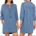 Madewell Dresses | Madewell Denim Artiste Tunic Dress | Color: Blue | Size: S