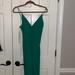 Zara Dresses | Green Midi Dress With Cinched Middle! Zara Small | Color: Green | Size: S