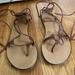 J. Crew Shoes | J Crew Grecian Gladiator Wrap Around Sandals 5.5 | Color: Brown/Tan | Size: 5.5