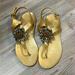 Coach Shoes | Coach Hilda Jelly Sandal | Color: Gold | Size: 8