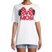 Disney Tops | Disney Minnie Mouse Mom T-Shirt Size S | Color: White | Size: S