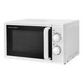 Russell Hobbs 17L Small Microwave White Manual Textures 700W with 5 Power Levels & 30 min Timer, Defrost Function & Easy Clean, RHM1725