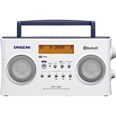 DPR-26 bt Kofferradio dab+, ukw aux, Bluetooth® Akku-Ladefunktion Weiß - Sangean Image
