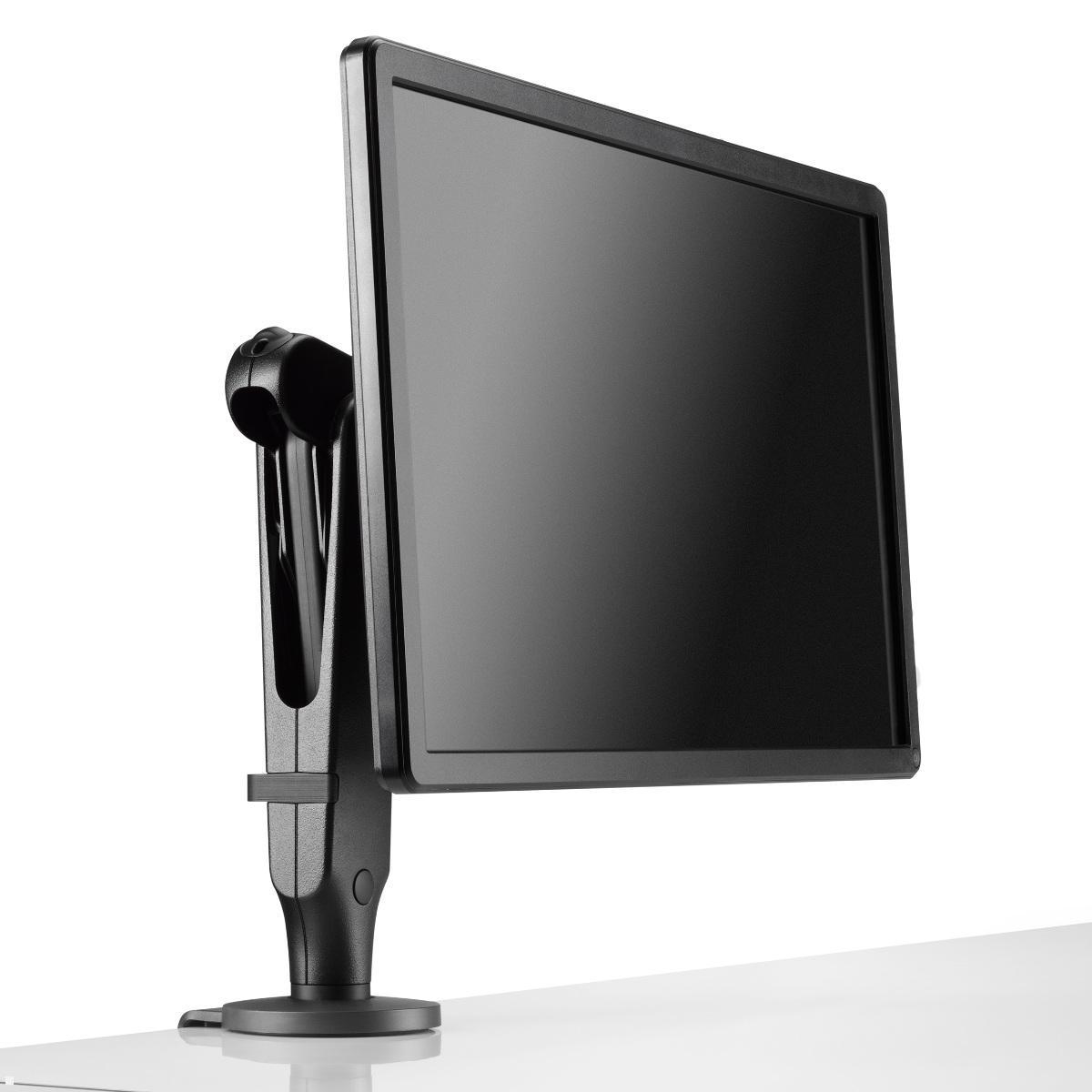 CBS Ollin Monitor Tischhalterung mit Tischklemme, schwarz Image
