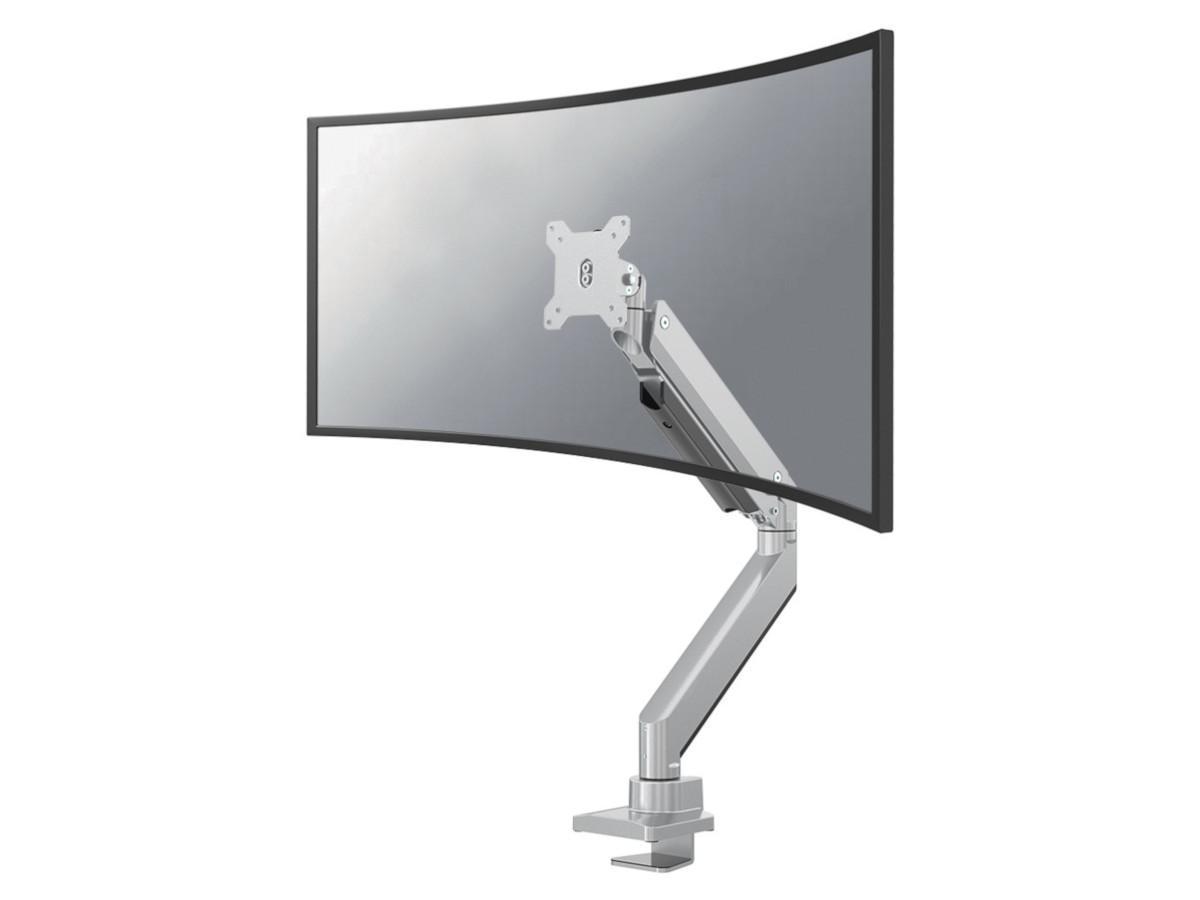 Neomounts NM-D775SILVERPLUS Monitorhalterung für Curved Monitore bis 49 Zoll, silber Image