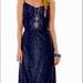 Lilly Pulitzer Dresses | Lilly Pulitzer Navy Blue W/ Gold Embellishments Deanna Maxi Dress - Sz Xs | Color: Blue | Size: Xs