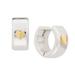 Kate Spade Jewelry | Kate Spade Heartful Huggies Hoop Earrings | Color: Gold/Silver | Size: Os