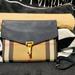 Burberry Bags | Authentic Burberry Macken Navy Blue With Dustbag, In Gold Hardware | Color: Blue/Gold | Size: 9”Lx2”Wx7”H