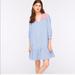 J. Crew Dresses | Jcrew Blue And White Striped Pullover Dress Small | Color: Blue/White | Size: S