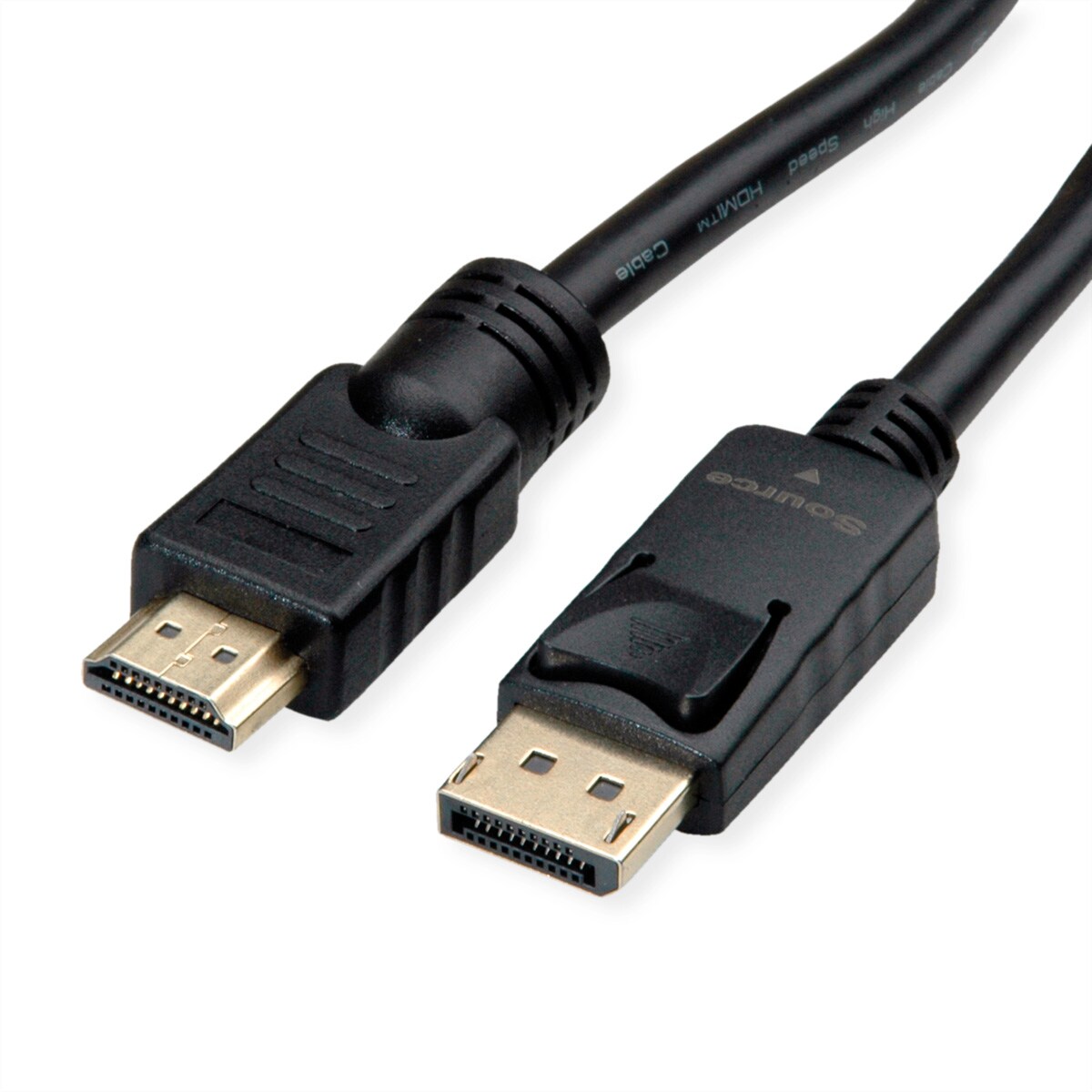 ROLINE DisplayPort Kabel DP - UHDTV, ST/ST, schwarz, 7,5 m Image
