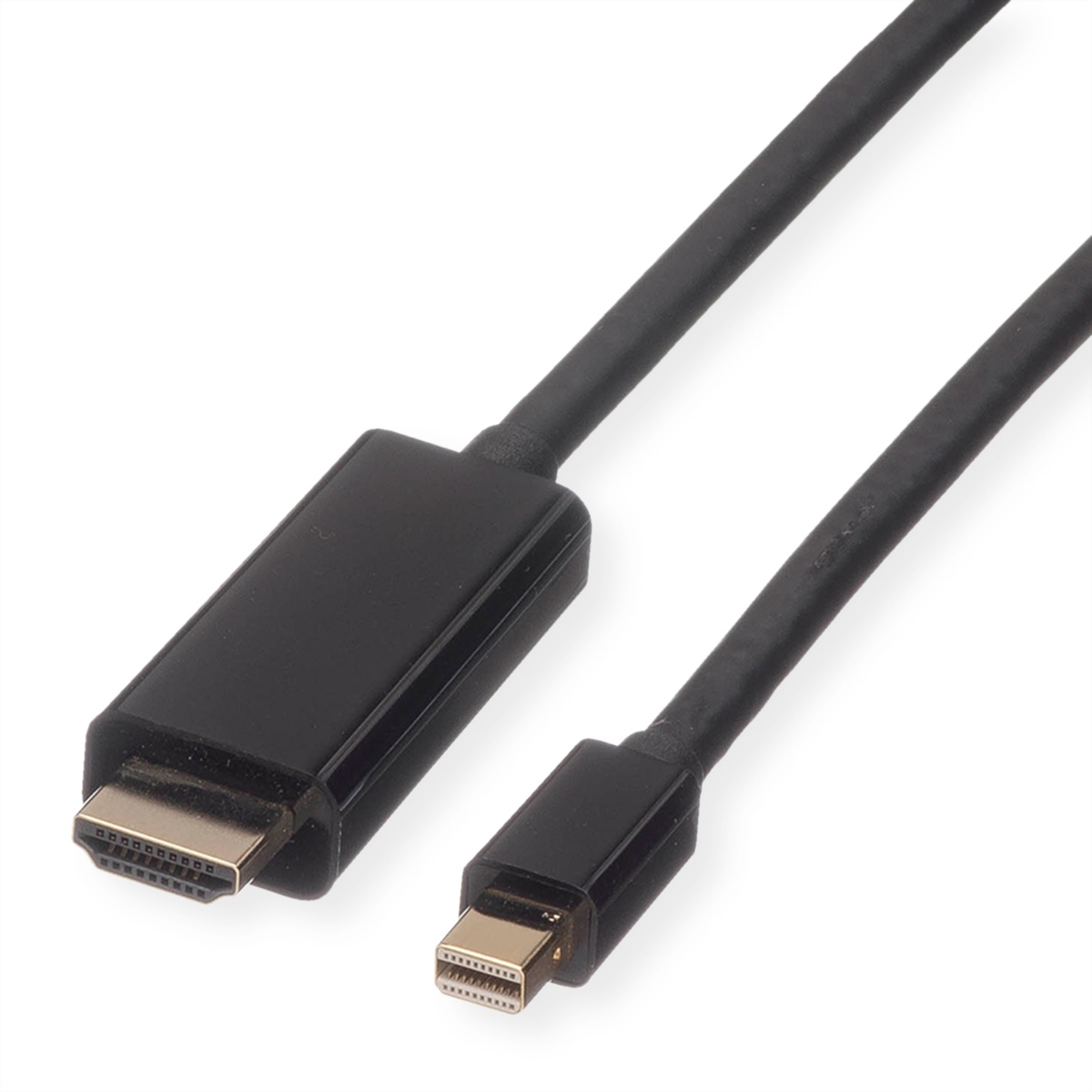ROLINE Mini DisplayPort Kabel, Mini DP-UHDTV, ST/ST, schwarz, 2 m Image